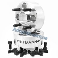 Колёсная проставка-адаптер для ВАЗ 40мм PCD 4x98 DIA 58.6 со шпильками 12x1.25 (Кованый алюминий)