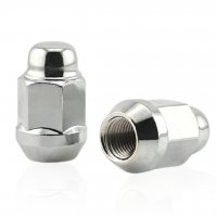 Гайка колесная M1/2"-20 Конус Хром Ключ 19 (Jeep, Jaguar, Chevrolet, Dodge, Volvo) дюймовая резьба