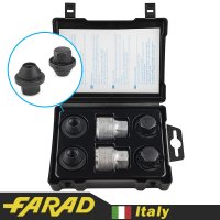 FARAD GALAXYLOCK | Гайки секретки М12х1.5х30мм Конус Вращающаяся головка (Chevrolet, Daihatsu, Hyundai, Kia, Mazda) ключ 21 + запасной ключ (Черные)