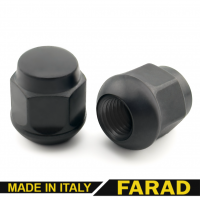 Гайка колесная М12x1,5x25мм Сфера  Ключ 19 (Acura, Chery, Honda) Черная