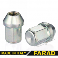 Гайка колесная М12x1,5x33мм Конус Цинк Ключ 21 FARAD (Италия) Kia, Mazda, Hyundai, Chevrolet
