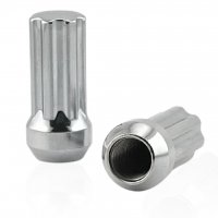 Колесная гайка M14x1,5x51мм Конус под 7 лучей (Хром) для узких отверстий в дисках