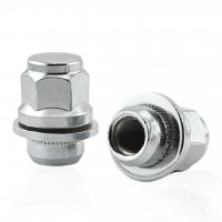 Гайка колесная M12x1,25x37.5мм Прессшайба Диаметр носика 20мм  (Infiniti; Nissan Patrol, 370Z, NV200, Maxima, Navara, Terrano) под оригинальные литые диски