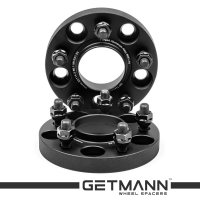 GETMANN | Колесная проставка-адаптер 20мм PCD 5х114.3 DIA 66.1 со шпильками 12x1.25 для Infiniti, Nissan, Renault (Кованая)