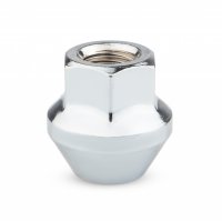 Гайка колесная М12x1,5x33мм Увеличенный конус Ключ 19 (Ford, Volvo) под оригинальные диски (Открытая)