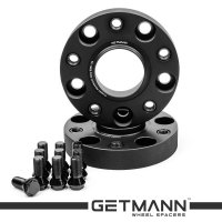 GETMANN | Колесная проставка-адаптер 30мм PCD 5x120 DIA 72.6 с футорками 14x1.25 для BMW (Кованая) под болты 14х1.25