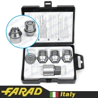 FARAD STARLOCK | Гайки секретки М12x1.5x29мм Конус Вращающееся кольцо (для оригинальных дисков Ford) Ключ 19