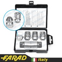 FARAD STARLOCK | Гайки секретки М12х1.5х34мм Конус Вращающееся кольцо (Chevrolet, Daihatsu, Hyundai, Kia, Mazda) + запасной ключ под 21