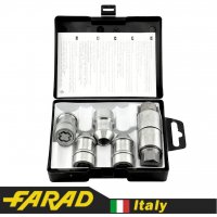 FARAD STARLOCK | Гайки секретки 14x1.5x41 Конус ключ 19 Вращающееся кольцо (Cadillac, Chevrolet, Dodge, Ford, Jeep, Opel Insignia, Saab, SsangYong)