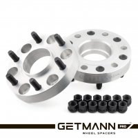 GETMANN | Колёсная проставка-адаптер 30мм PCD 6х139.7 DIA 67.1 на 6x114.3 DIA 67.1 со шпильками 12х1.5(Кованый алюминий)