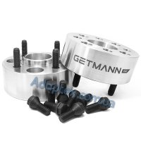 Колёсная проставка-адаптер для ВАЗ 50мм PCD 4x98 DIA 58.6 со шпильками 12x1.5 (Кованый алюминий)