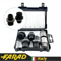 FARAD STARLOCK | Гайки секретки М14х1.5х46 Прессшайба Вращающееся кольцо Ключ 22 (для оригинальных дисков Land Rover) 2 ключа