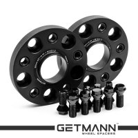 GETMANN | Колесная проставка-адаптер 20мм PCD 5x112 DIA 57.1 с футорками 14x1.5 для Audi, Chevrolet, Seat, Skoda, Volkswagen (Кованая)