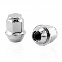 Гайка колесная Hyundai М12x1,5x34,5мм Конус c кольцом Хром Ключ 21 под оригинальные железные диски с колпаком