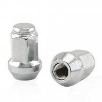 Гайка колесная M10x1,25x35мм Конус Хром Ключ 17