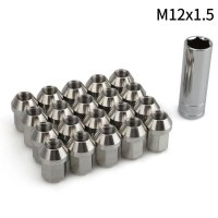 Комплект колесных гаек М12x1,5x35мм Конус Ключ 19 (Нержавеющая сталь)