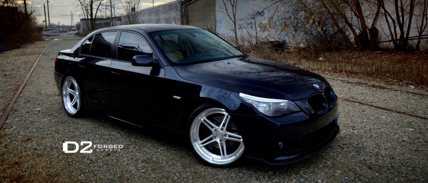 Легкий тюнинг BMW E60 | Кастомные диски D2FORGED