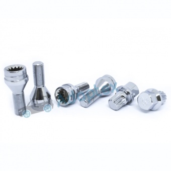 Болты секретки М14х1.5х26 Конус BMW X5 (E53); Fiat (Ducato); Citroen (C8, Jumpy, Jumper); Saab; Peugeot (807, Expert, Boxer) MaxGuard