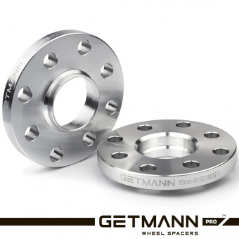 GETMANN | Колёсная проставка 15мм PCD 4x100/108 DIA 57.1 (Audi, BMW, Seat, Skoda, Volkswagen)