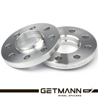 GETMANN | Колёсная проставка 15мм PCD 4x108 DIA 65.1 Citroen, Peugeot