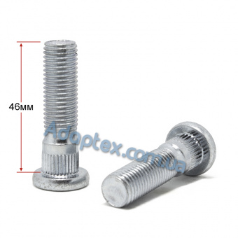 Колесная шпилька с забивной частью 12,80мм М12x1,5x46мм (Mazda)