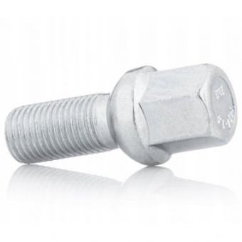 Болт колесный М14x1.5x27мм Сфера Цинк Ключ 17 (Audi, Seat, Skoda, Volkswagen)