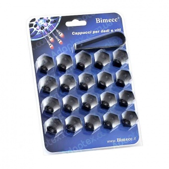Bimecc | Декоративные Колпачки, Цвет Черный, Ключ 19