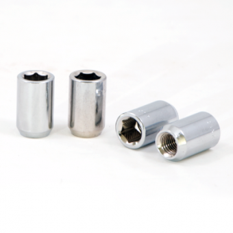 Гайка колесная под внутренний шестигранник М14x1,5x32мм Конус Хром (для узких отверстий в диске)