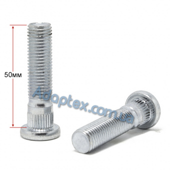 Колесная шпилька с забивной частью 12,50мм М12x1,5x50мм (Chevrolet)