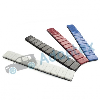 Грузики стальные самоклеящиеся 12/5, Красные