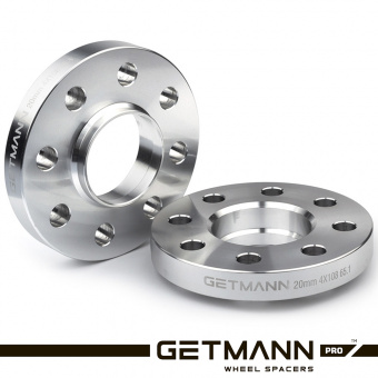 GETMANN | Колёсная проставка 20мм PCD 4x108 DIA 65.1 Citroen, Peugeot