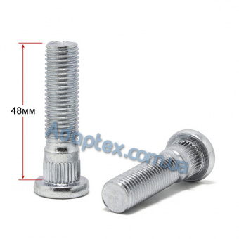 Колесная шпилька с забивной частью 14,40мм 12x1,25x48мм (Subaru)