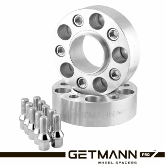 Колёсная проставка-адаптер 40мм PCD 5x130 DIA 84.1 с футорками 14x1.5 для Mercedes, Ssang Yong, Volkswagen (Кованый алюминий)