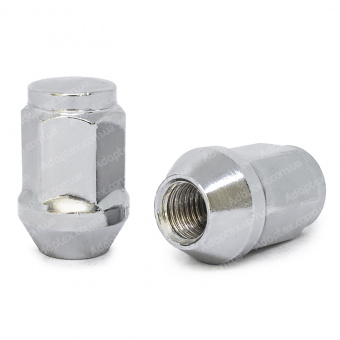 Гайка колесная М14x1,5x35мм Конус Хром Ключ 21 (Ford, Dodge, Land Rover)