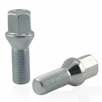 Болт колесный М14x1.25x28мм Конус Цинк Ключ 17 (BMW, Mini) под оригинальные диски