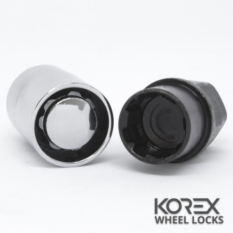 Korex | Гайки секретные М12x1.5x36 Конус Вращающееся кольцо Ключ 19-21 (Daihatsu, Hyundai, Fiat, Ford, Kia, Mazda, Mitsubishi, SsangYong, Toyota)