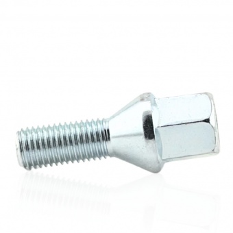 Болт колесный М12x1.5x26мм Конус Цинк Ключ 17 (BMW, Daewoo, Fiat, Nissan, Opel, Renault)