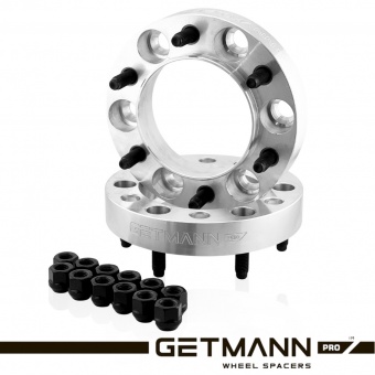 Колёсная проставка-адаптер 30мм PCD 6x139.7 DIA 106.1 со шпильками 12x1.5 для Toyota Land Cruiser Prado, Lexus (Кованый алюминий)