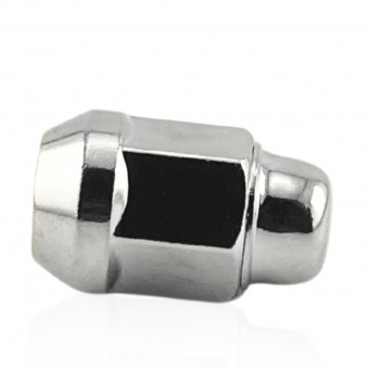 Гайка колесная M1/2"-20 Конус Хром Ключ 19 (Jeep, Jaguar, Chevrolet, Dodge, Volvo) дюймовая резьба
