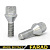 Болт колесный М12x1.25x28мм Конус Ключ 17 (Alfa Romeo, Fiat, Lancia, Citroen, Peugeot, Volvo, Jeep, ВАЗ) FARAD (Италия) под литые диски