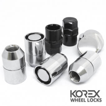 Korex | Гайки секретные М12x1.5x36 Конус Вращающееся кольцо Ключ 19-21 (Daihatsu, Hyundai, Fiat, Ford, Kia, Mazda, Mitsubishi, SsangYong, Toyota)