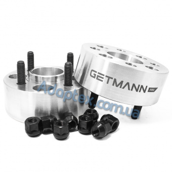 Колёсная проставка-адаптер для ВАЗ 50мм PCD 4x98 DIA 58.6 со шпильками 12x1.5 (Кованый алюминий)