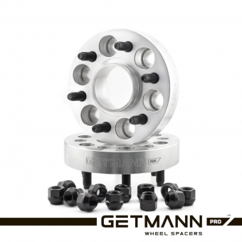 GETMANN | Колесная проставка-адаптер 35мм PCD 6x135 DIA 87.1 со шпильками 14x1.5 для Ford F-150, Expedition; Lincoln (Кованая)