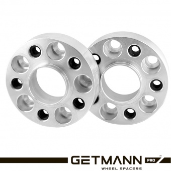 Колёсная проставка-адаптер 35мм PCD 5x112 DIA 66.6 с футорками 14x1.5 для Audi, Mercede-Benz (Кованый алюминий)