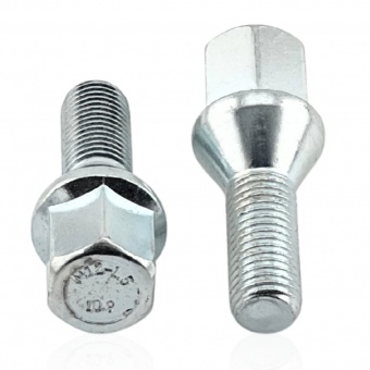 Болт колесный М12x1.5x26мм Конус Цинк Ключ 17 (BMW, Daewoo, Fiat, Nissan, Opel, Renault)