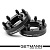 GETMANN | Переходная колесная проставка-адаптер 38мм PCD 5x139.7 на 6x139.7 DIA 108.1 со шпильками 14x1.5 для УАЗ, Нива, Suzuki (Кованая) 