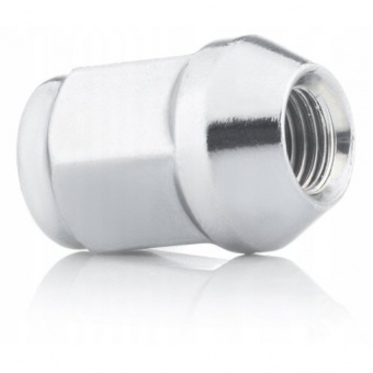 Гайка колесная M12x1,25x35мм Конус Хром Ключ 21 (Subaru, Suzuki, Niva, Nissan, Infiniti, Matiz)