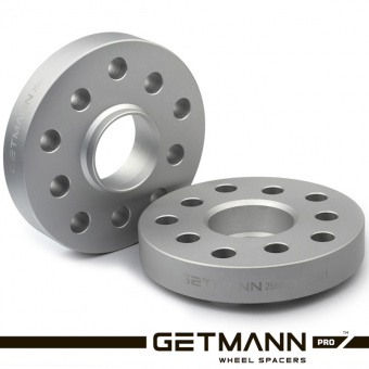 GETMANN | Колесная проставка 25мм PCD 5x112/100 DIA 57.1 для Audi, Chevrolet, Seat, Skoda, Volkswagen (Литая)