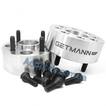 Колёсная проставка-адаптер для ВАЗ 50мм PCD 4x98 DIA 58.6 со шпильками 12x1.5 (Кованый алюминий)