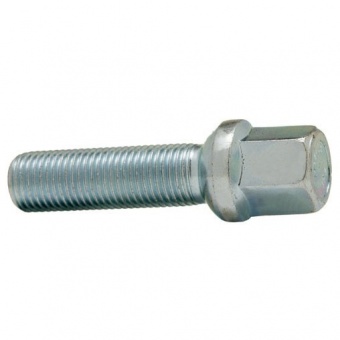 Болт колесный М14x1.5x45мм Сфера Цинк Ключ 17 (Audi, Seat, Skoda, Volkswagen) Удлиненный